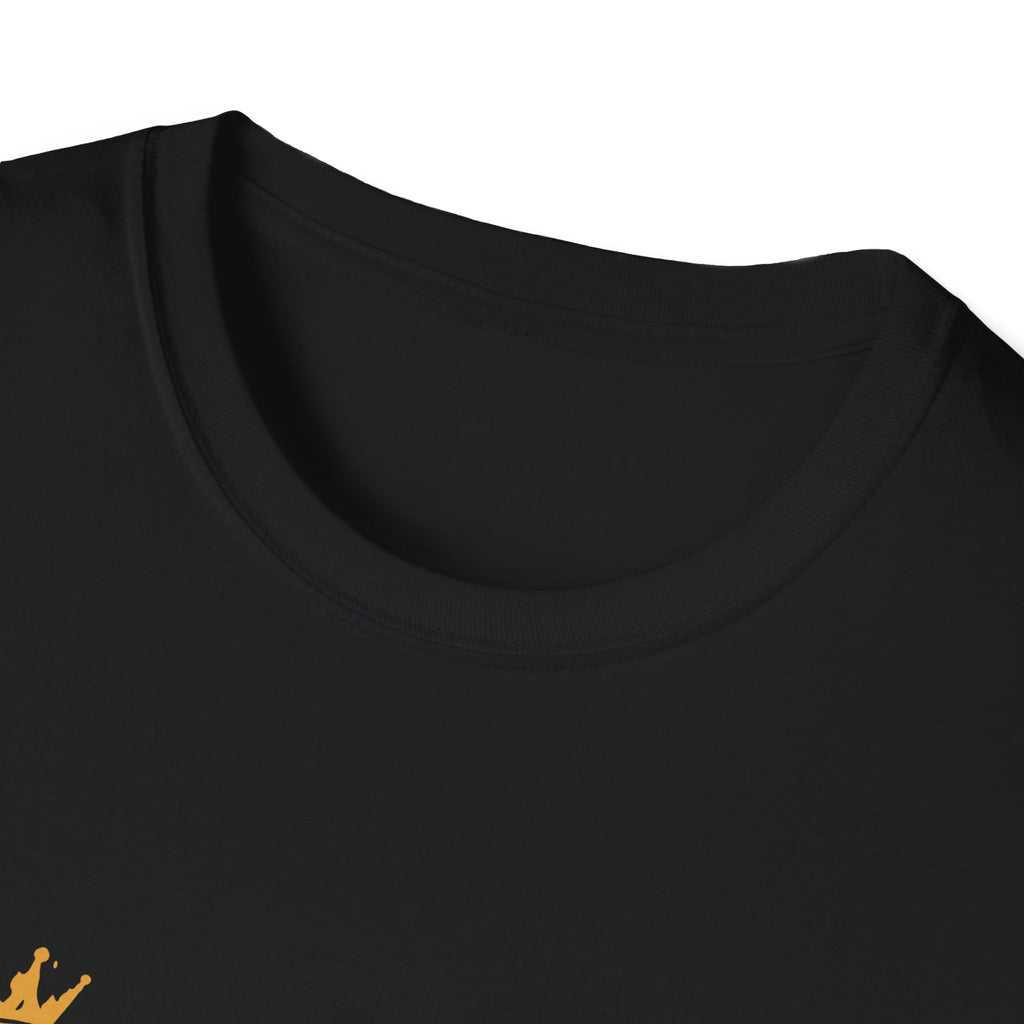 Crown Design Unisex Softstyle T-Shirt, Casual Wear, Gift for Him/Her, Birthday, Everyday Style, Fashion Statement