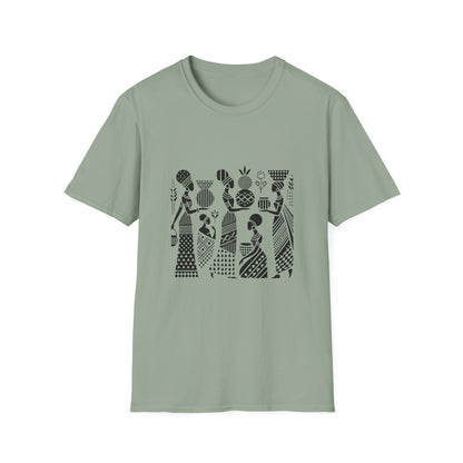 Roots in Rhythm – African Women Art Tee