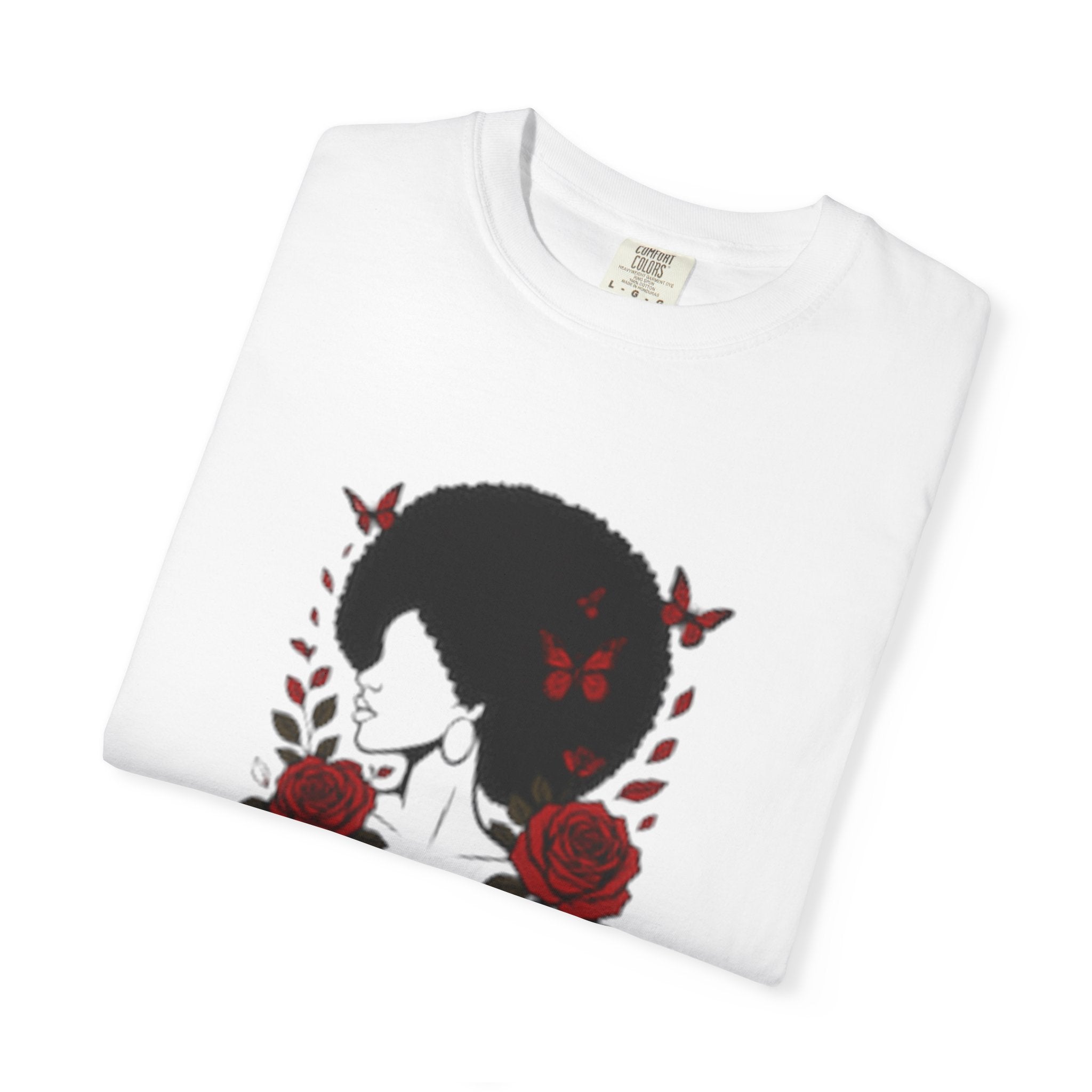 Elegant Rose Floral Graphic T-Shirt