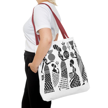 Elegant Tribal Women Art Tote Bag