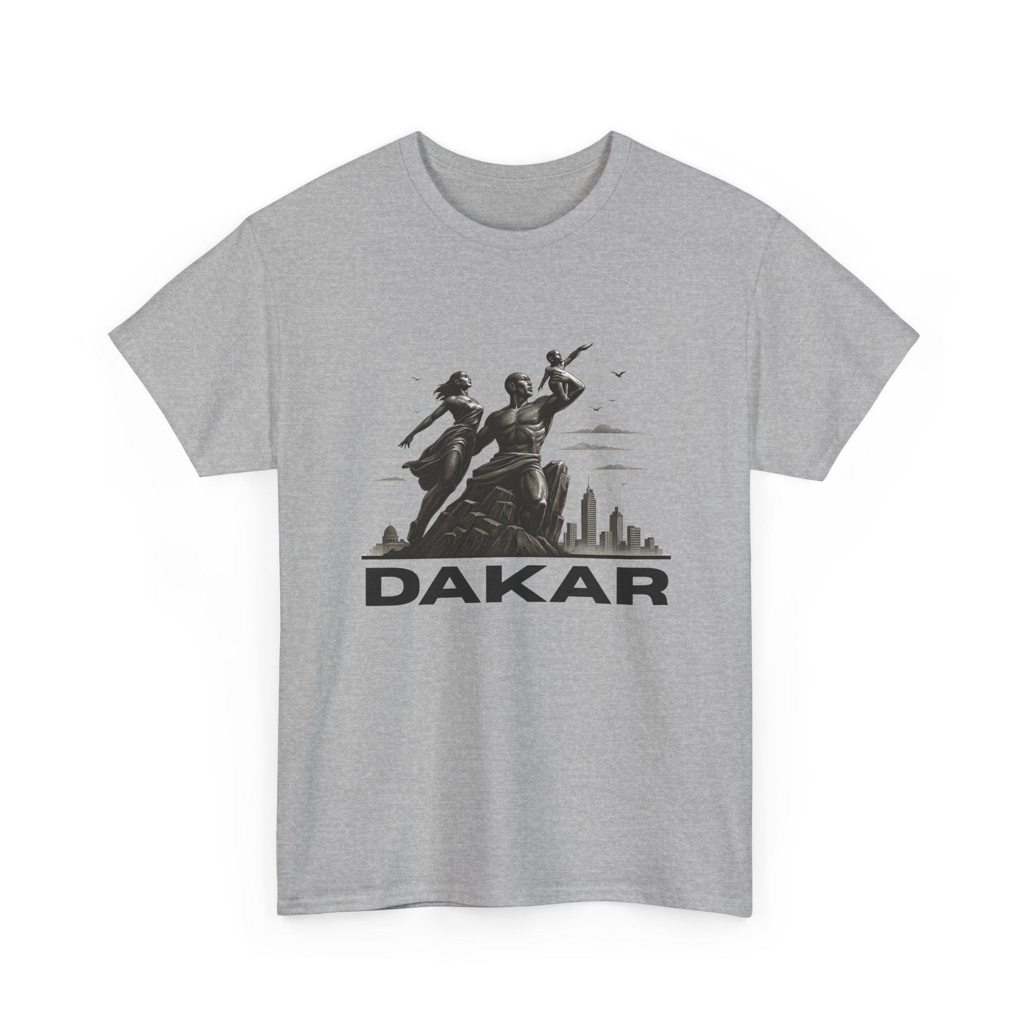 Dakar Graphic Tee, Unisex Cotton T-Shirt for Travel Lovers, Urban Style Wear, Casual Gift, Adventure Apparel