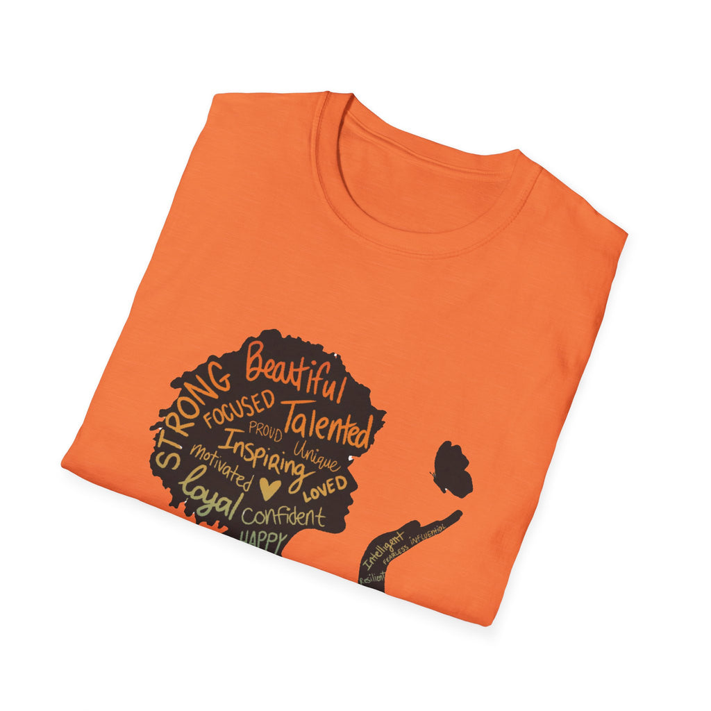 Empowering Word Art T-Shirt, Positive Affirmation Tee, Unisex Inspirational Shirt, Self-Love Gift, Motivational Apparel