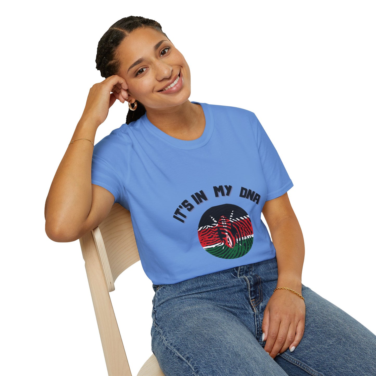 It's in My DNA – Kenyan Flag Heritage T-Shirt