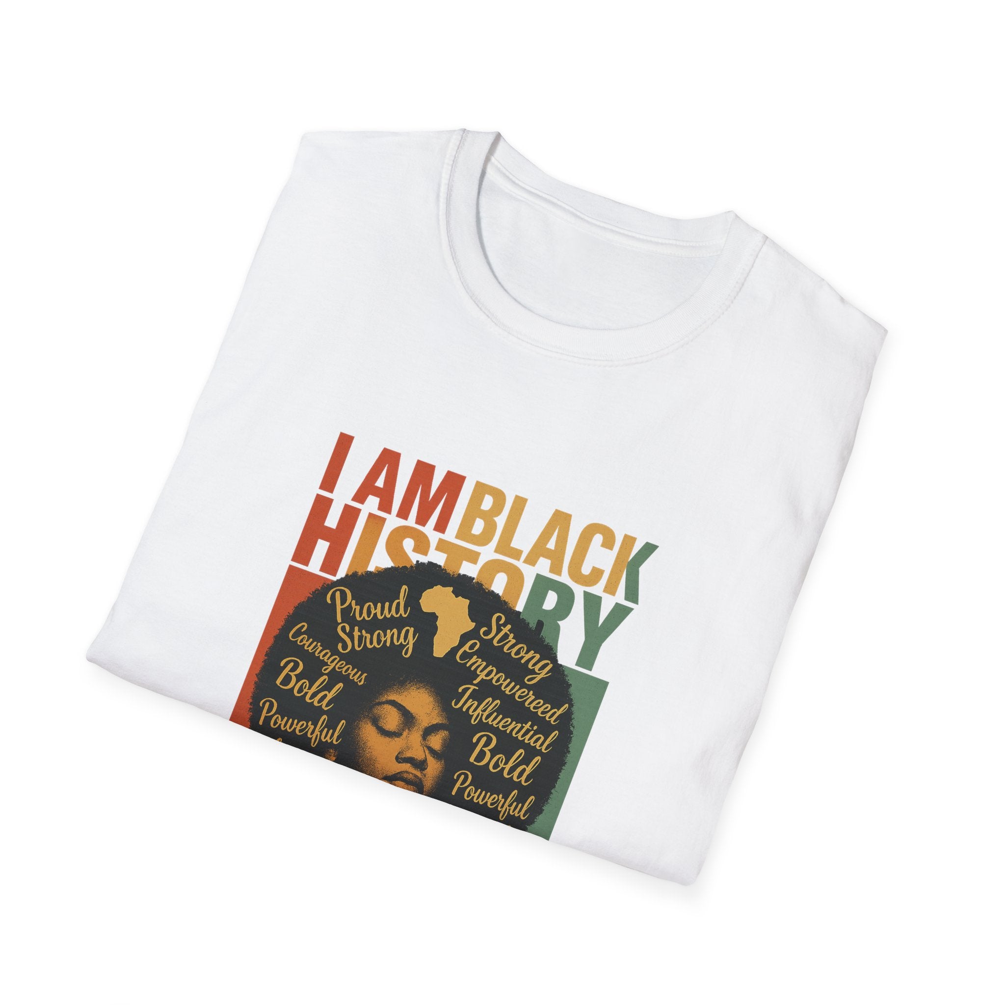 Bold Black History T-Shirt, Unisex Tee for Black History Month, Empowering Graphic Shirt, Statement T-Shirt, Gift for Activists