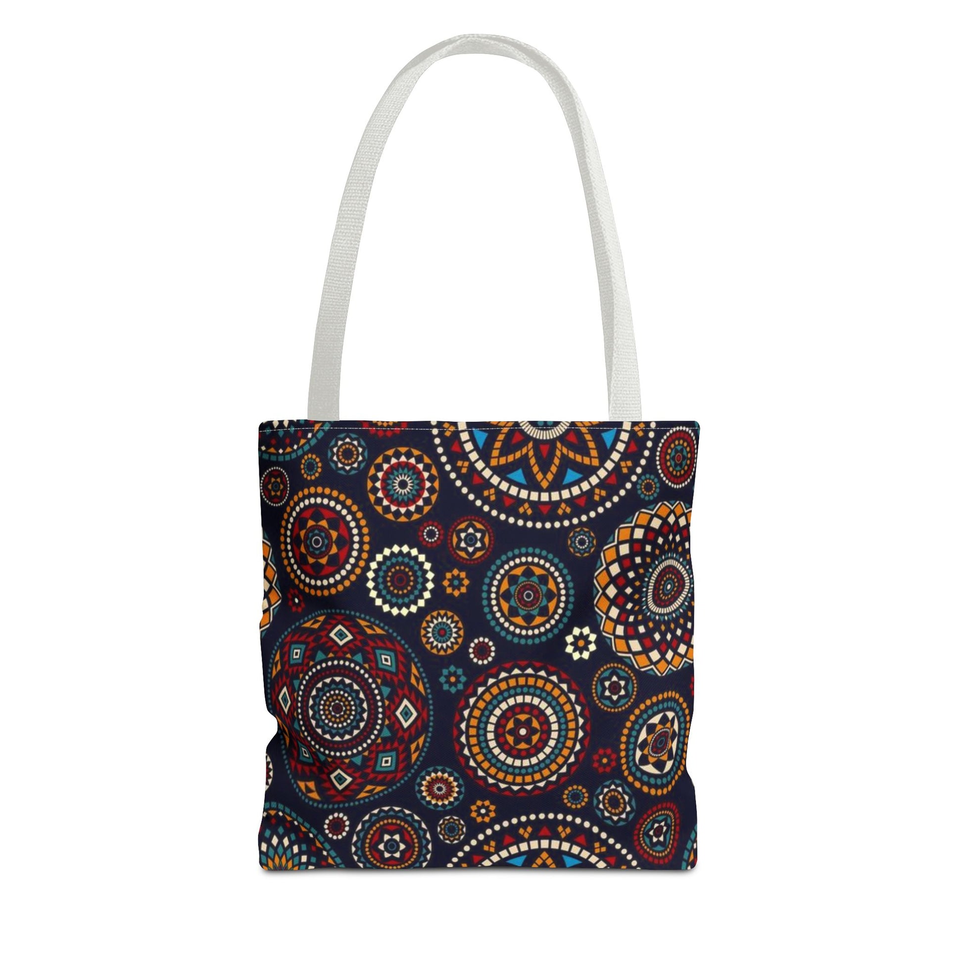 African Print Tote Bag – Echo Circles Pattern | Cultural Heritage Design