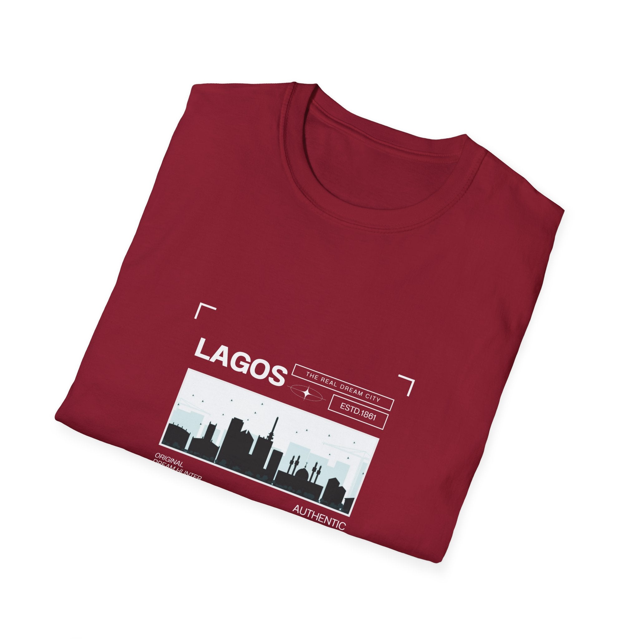 Lagos Retro City Softstyle T-Shirt