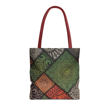 Ethnic Mosaic Art Tote Bag – Colorful, Durable, and Stylish