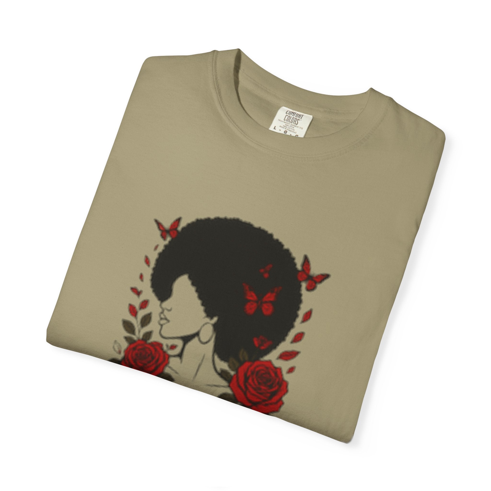 Elegant Rose Floral Graphic T-Shirt