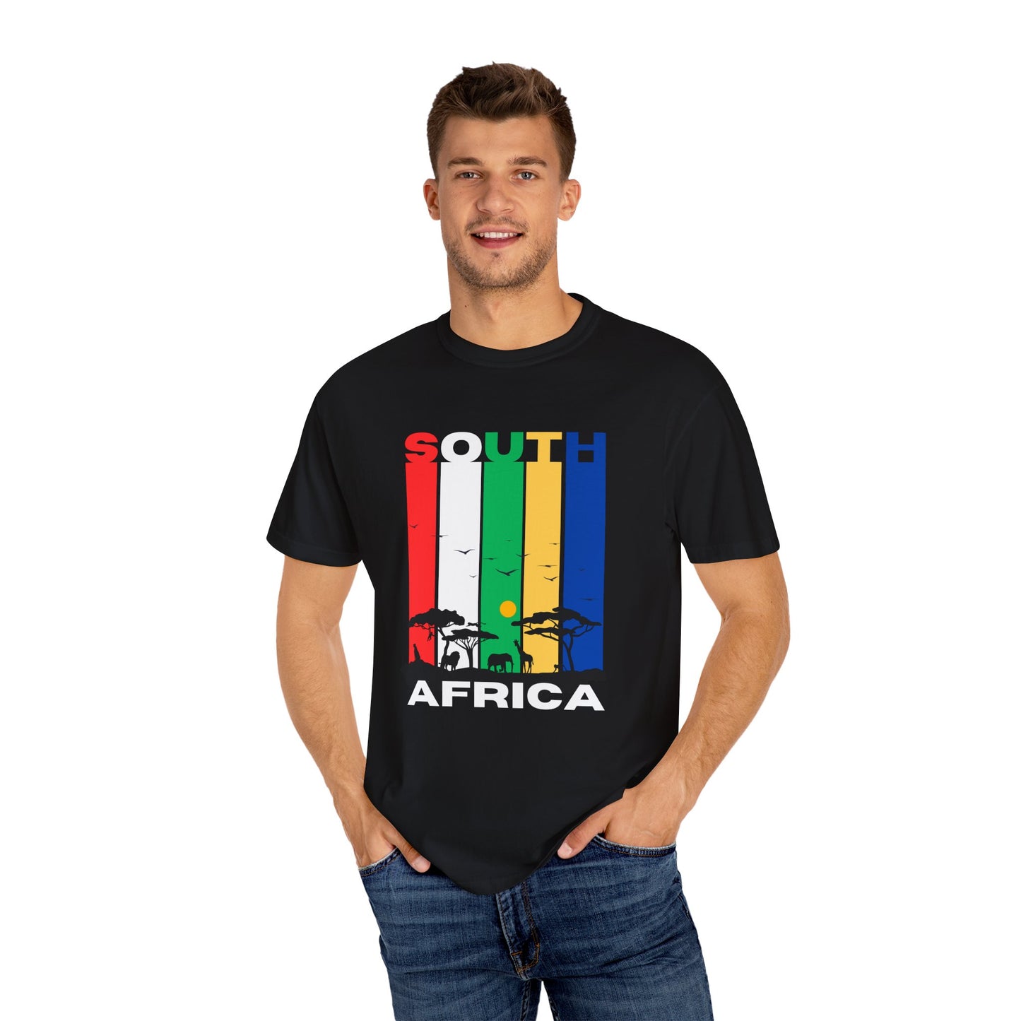 South Africa Stripes & Safari Tee – Unisex Fit