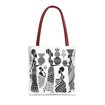 Elegant Tribal Women Art Tote Bag