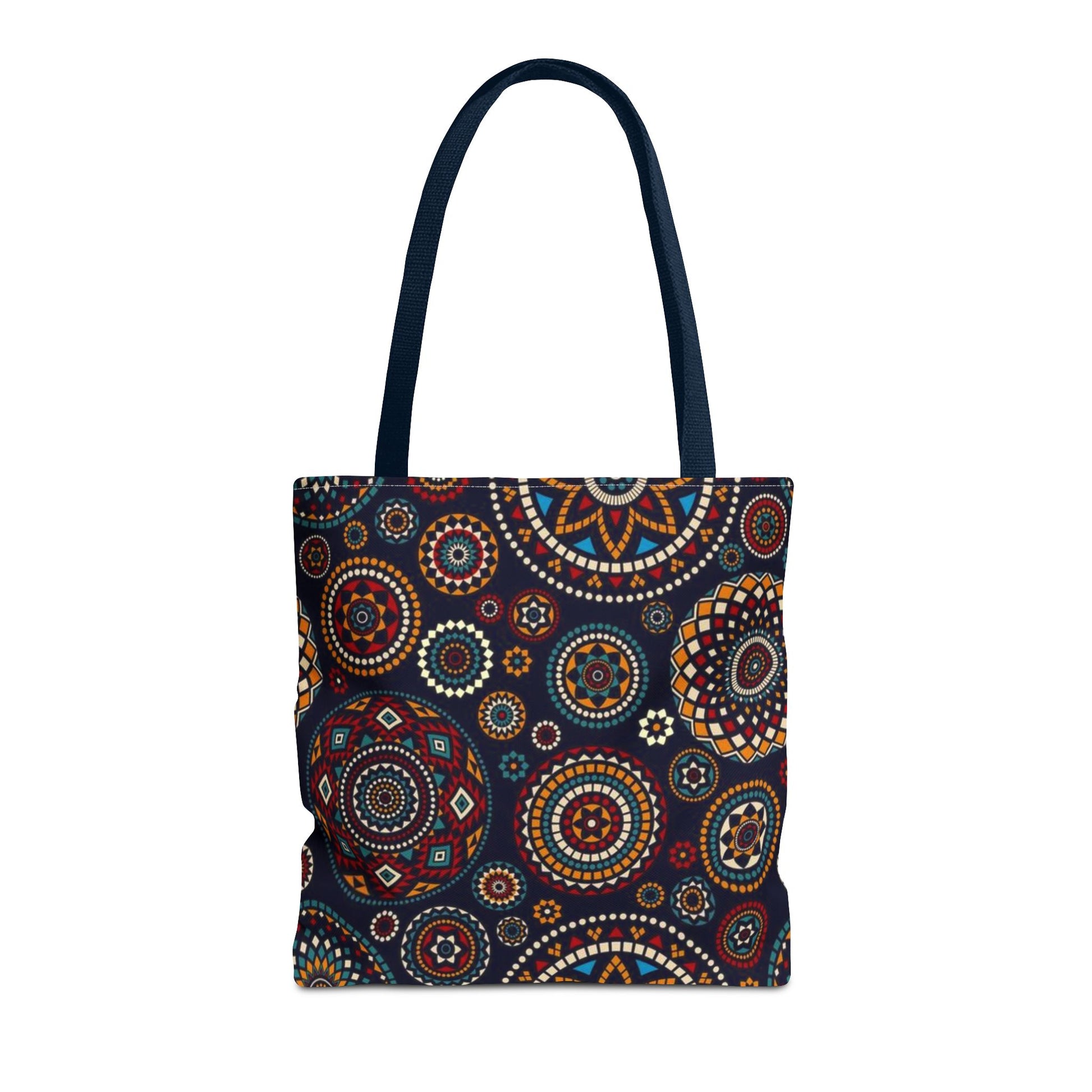 African Print Tote Bag – Echo Circles Pattern | Cultural Heritage Design
