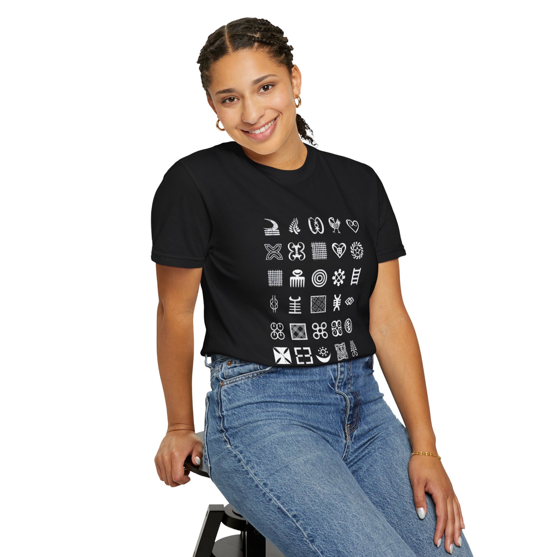 Adinkra Symbol T-Shirt – Wear the Wisdom of Your Ancestors