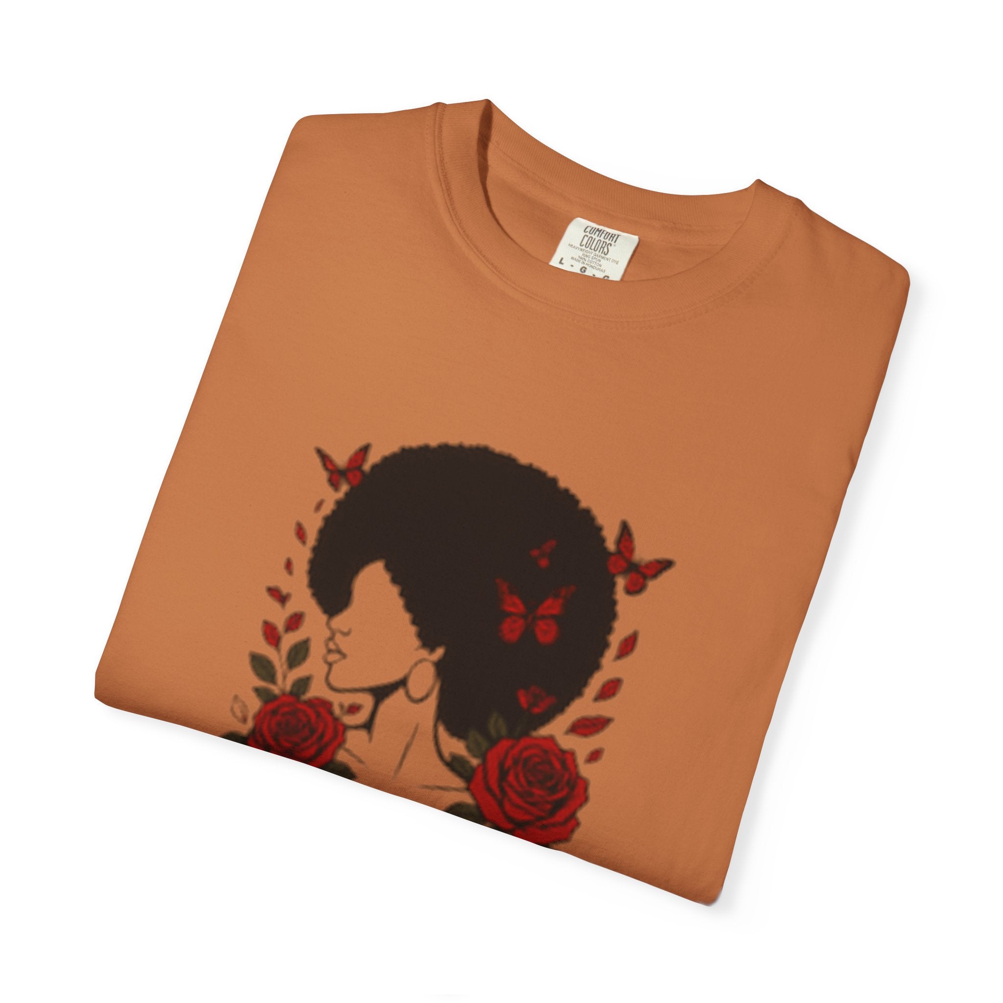 Elegant Rose Floral Graphic T-Shirt