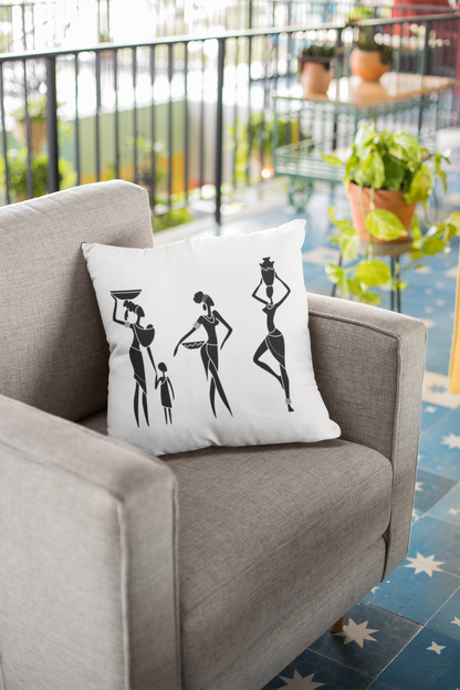 Spun Polyester Square Pillow