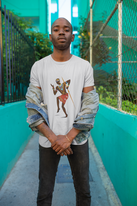Warrior Rhythm African Tribal Dance T-Shirt – Unisex Cultural Heritage Tee