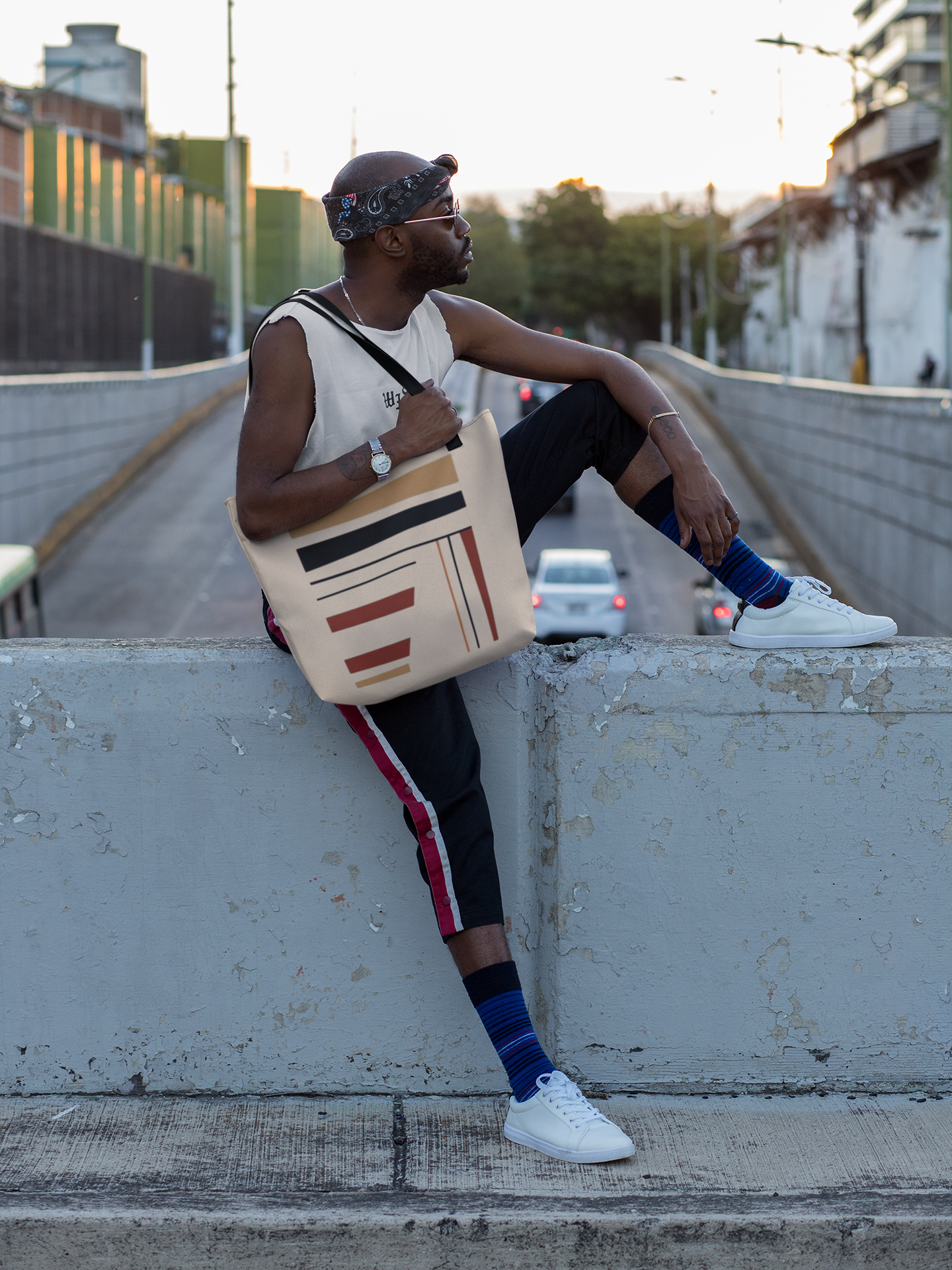 Tribal Code Tote Bag– Lines of Legacy