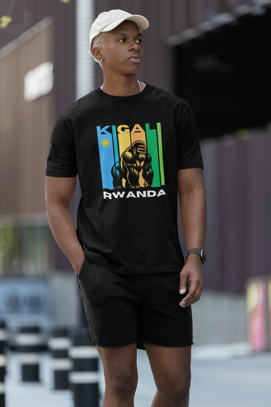 Kigali-Rwanda Gorilla T-shirt