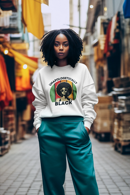 Unapologetically Black Crewneck Sweatshirt