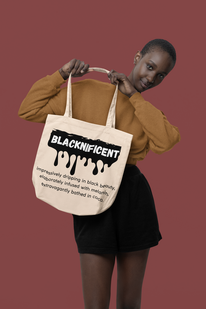 Embrace Boldness with the Blacknificent Tote Bag