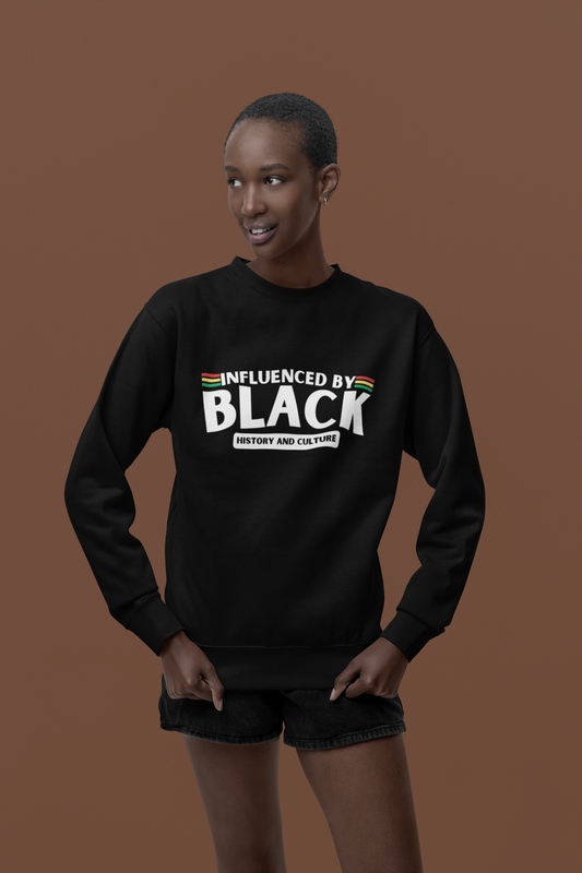 Influenced by Black History and Culture Crewneck Sweatshirt