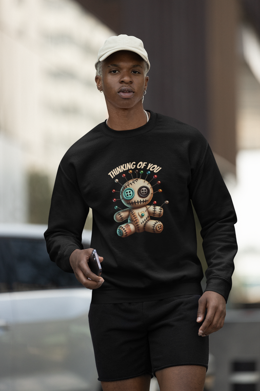 Thinking of You Voodoo Unisex Crewneck Sweatshirt