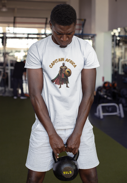 Captain Africa Unisex Garment-Dyed T-Shirt - Bold Graphic Tee for Adventurers