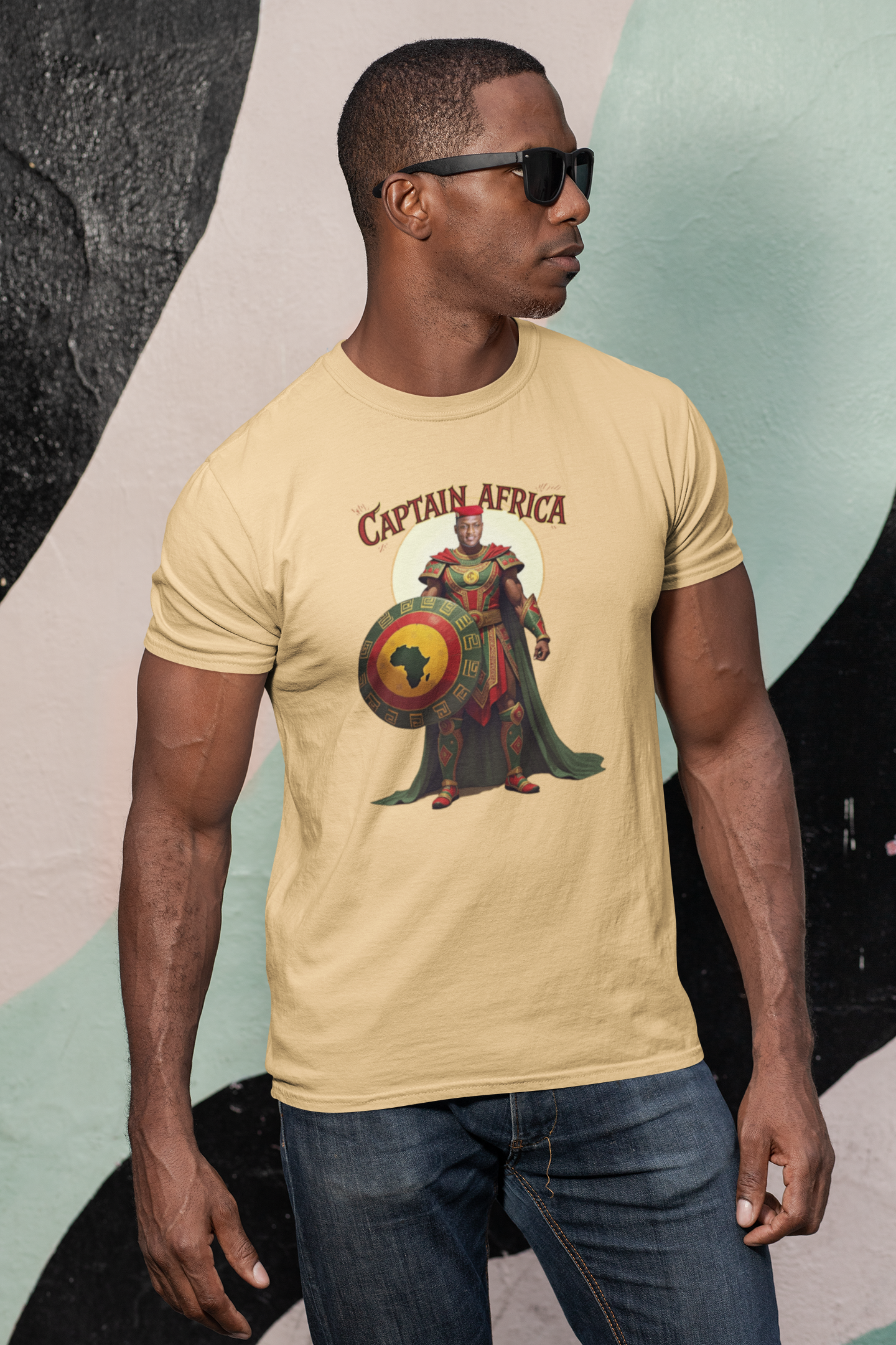 Captain Africa unisex Tee