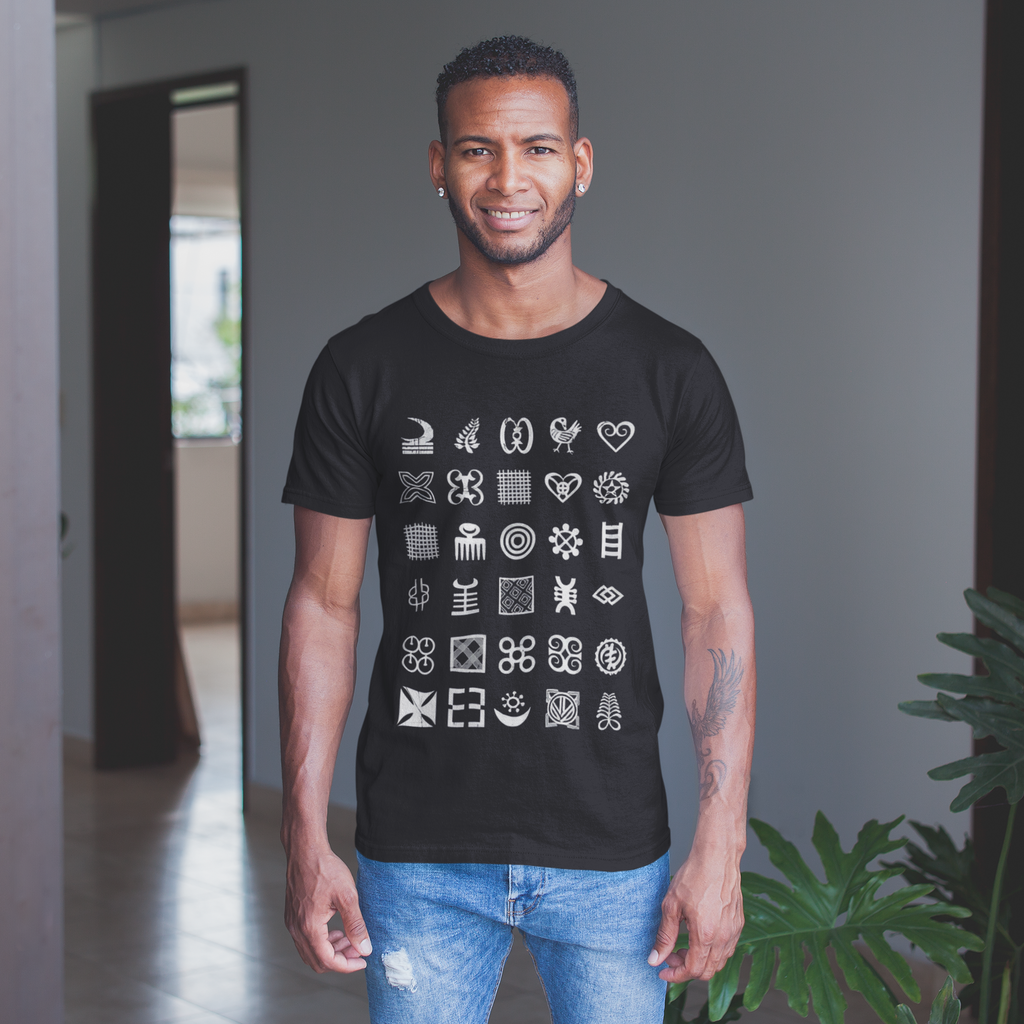 Adinkra Symbol T-Shirt – Wear the Wisdom of Your Ancestors