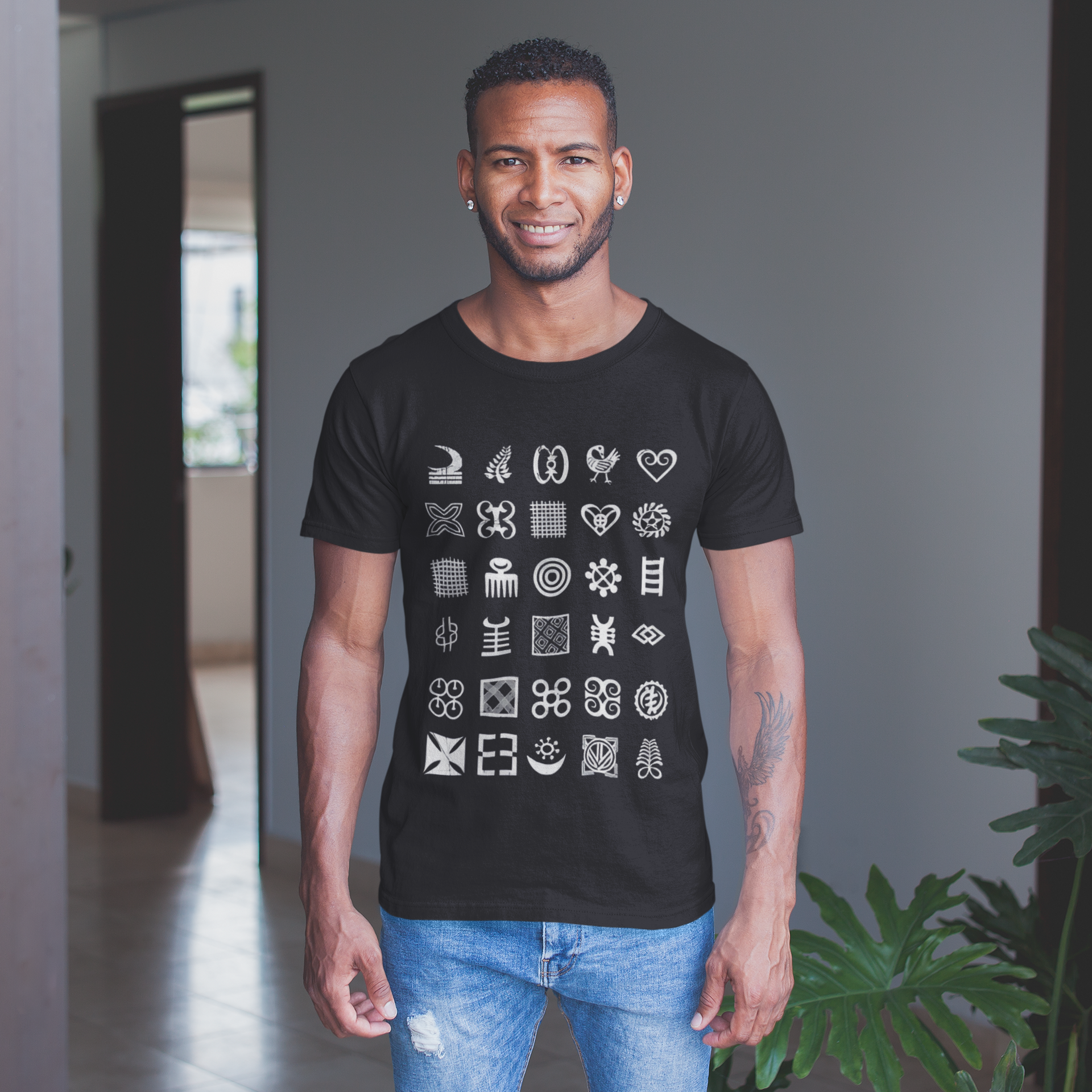 Adinkra Symbol T-Shirt – Wear the Wisdom of Your Ancestors