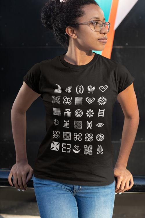 Adinkra Symbol T-Shirt – Wear the Wisdom of Your Ancestors