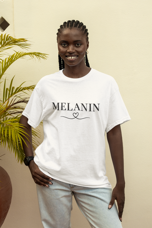 Melanin T-Shirt | Black Woman Gift | Melanin Black Girl Shirt | Afro Woman Shirt