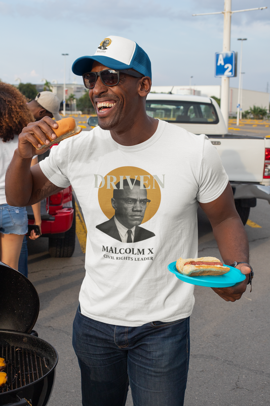 Driven Malcolm X Unisex Softstyle T-Shirt - Celebrate Civil Rights Leadership