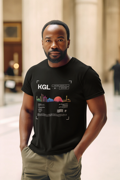 KGL City Vibes T-Shirt, Unisex Graphic Tee, Vintage Style Apparel, Streetwear Fashion, Unique Gift for Urban Explorers