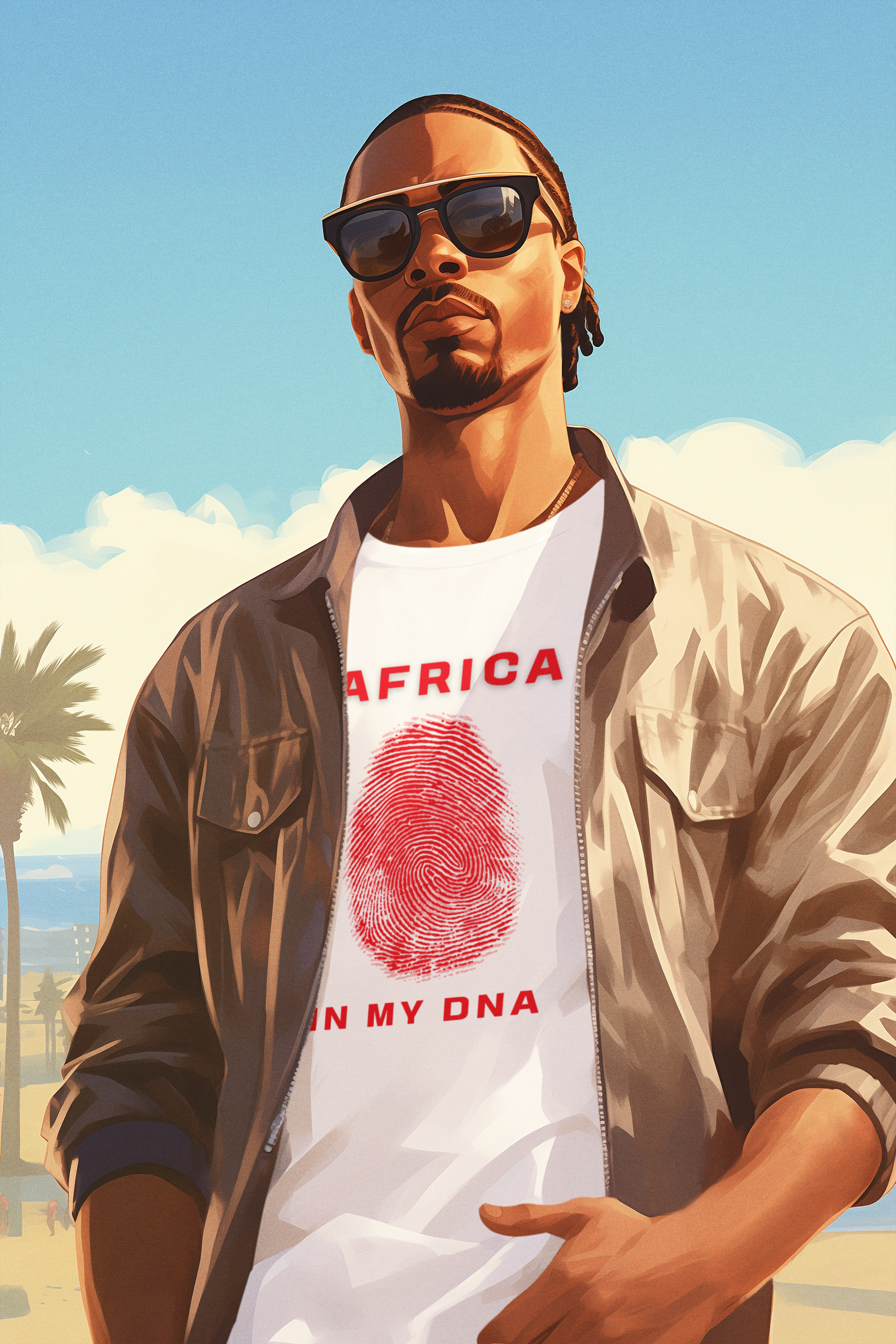 Africa in My DNA T-Shirt, Unisex Softstyle Tee, Gift for Heritage Lovers, Casual Wear, Cultural Pride Shirt, Family Reunion Top