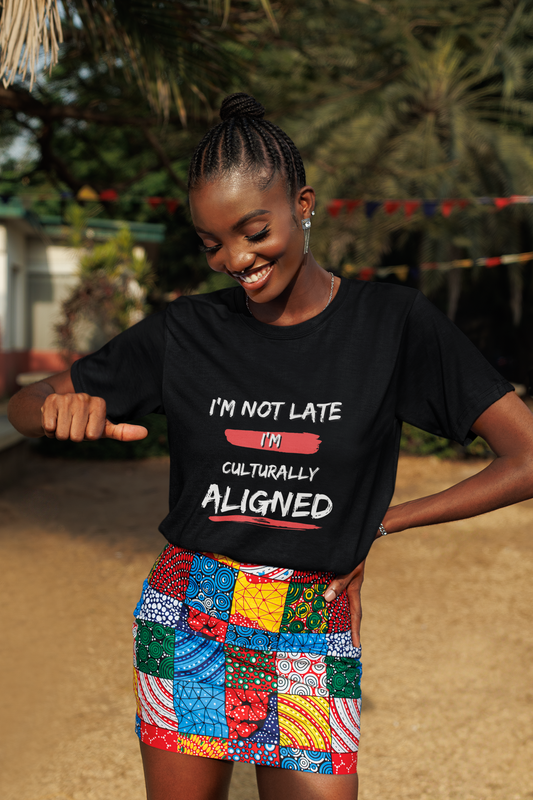 Culturally Aligned Unisex T-Shirt, Fun Graphic Tee, Casual Wear, Unique Gift, Humor Shirt, Comfortable Everyday Style