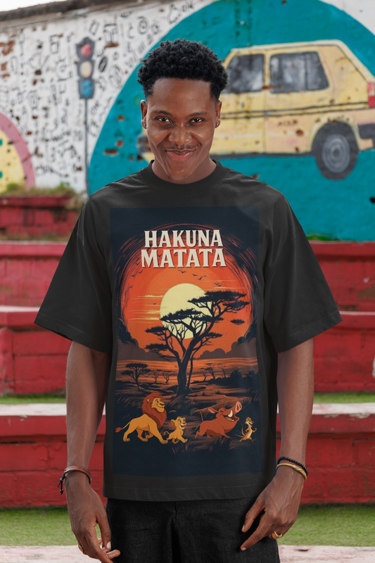 Hakuna Matata Unisex T-Shirt, Softstyle Tee, Fun Casual Wear, Gift for Disney Lovers, Animal Theme Shirt, Every Day Comfort