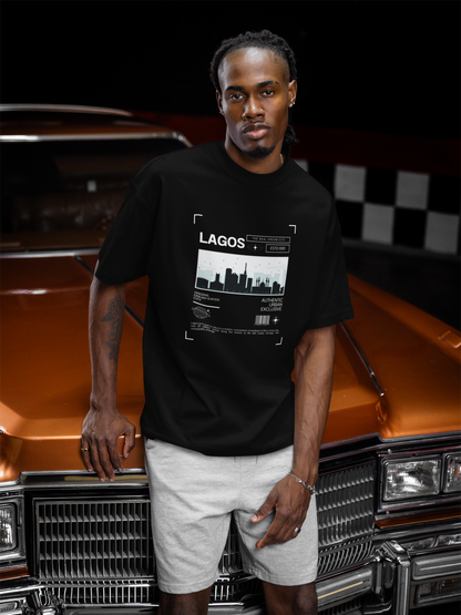 Lagos Retro City T-Shirt - Unisex Softstyle Tee for Urban Explorers, Perfect for Travel, Summer, Gifts, and Casual Wear