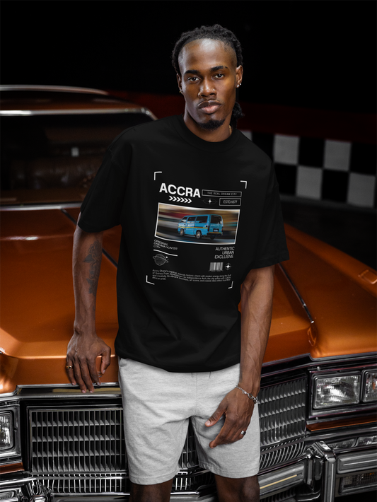 Cool Graphic T-Shirt with ACCRA Design, Vintage Style Tee, Unisex Casual Wear, Perfect Gift for Travelers, Birthday Gift, Unique Souvenir