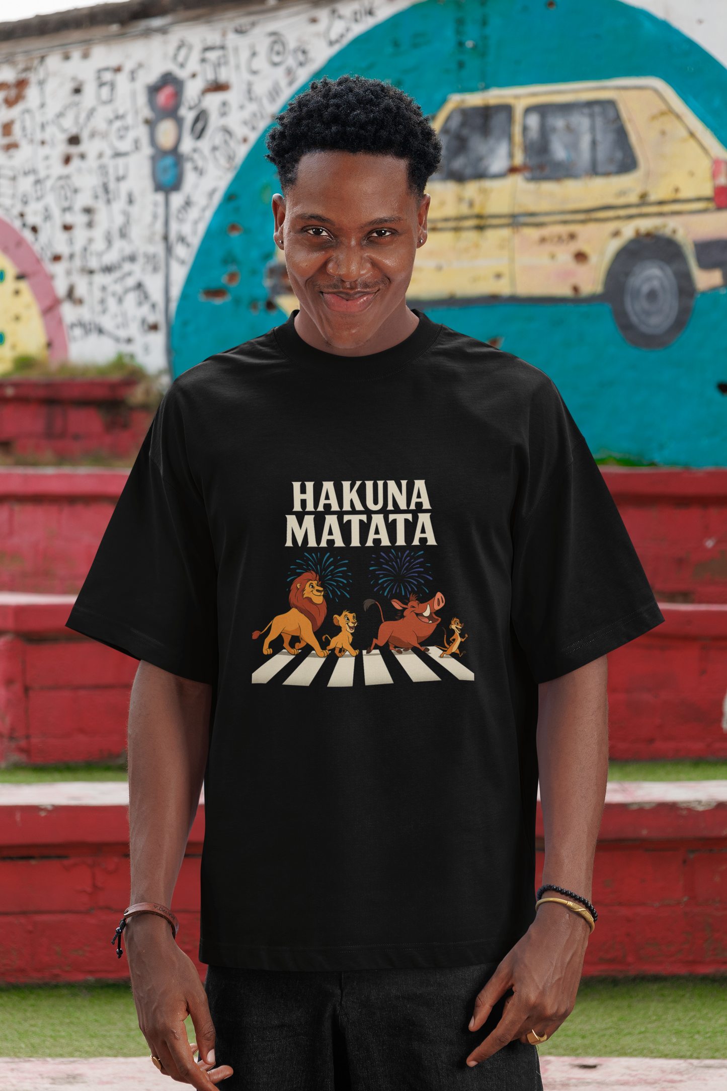 Hakuna Matata Tee, Unisex Softstyle T-Shirt, Fun Graphic Shirt, Gift for Friends, Casual Wear, Summer Tee, Disney Inspired