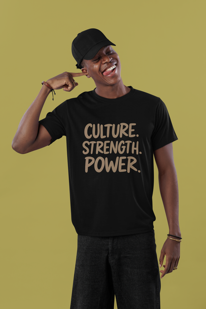 Empowering Culture T-Shirt, Unisex Garment-Dyed Tee, Strength and Power Fashion, Perfect for Celebrations, Everyday Casual Wear