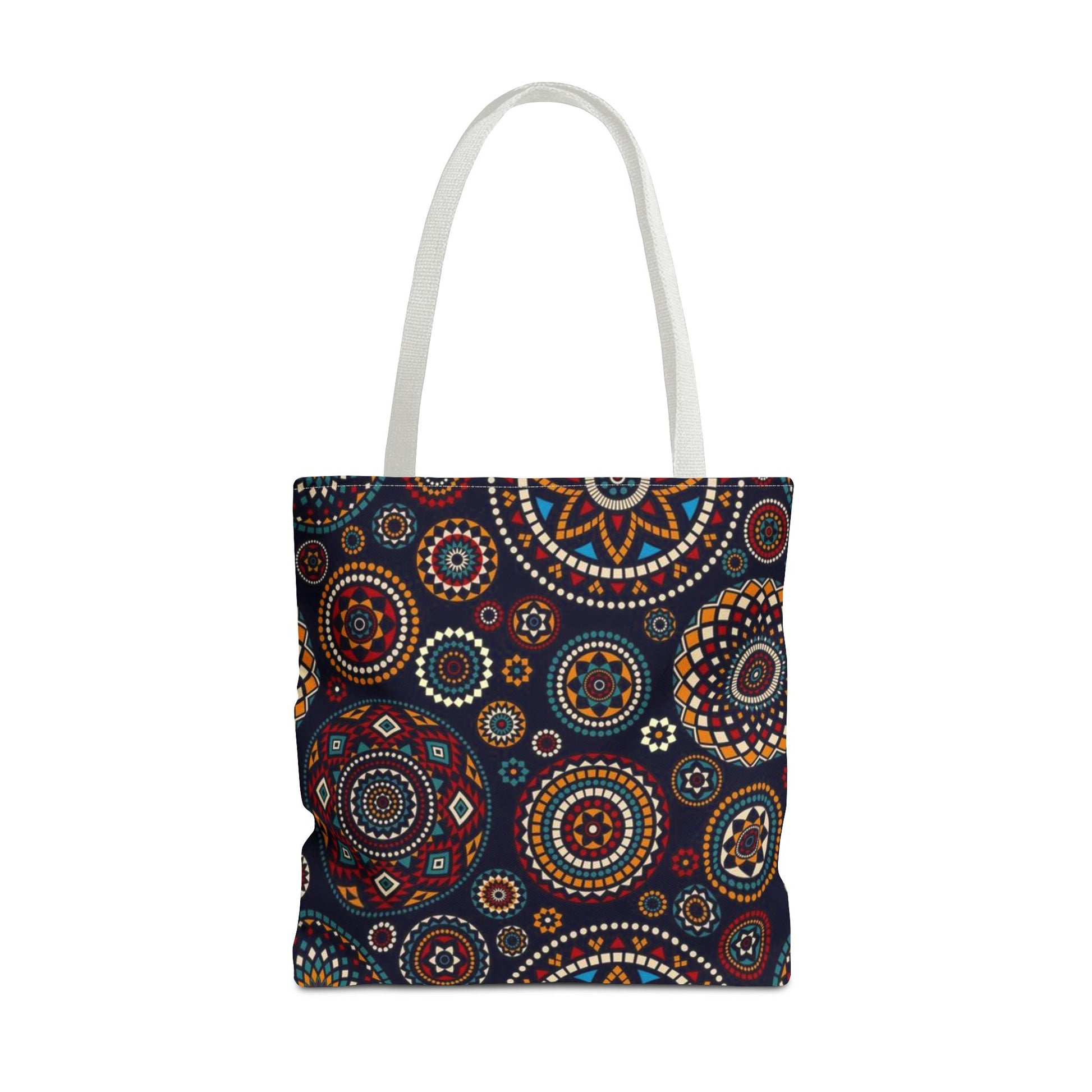 African Print Tote Bag – Echo Circles Pattern | Cultural Heritage Design