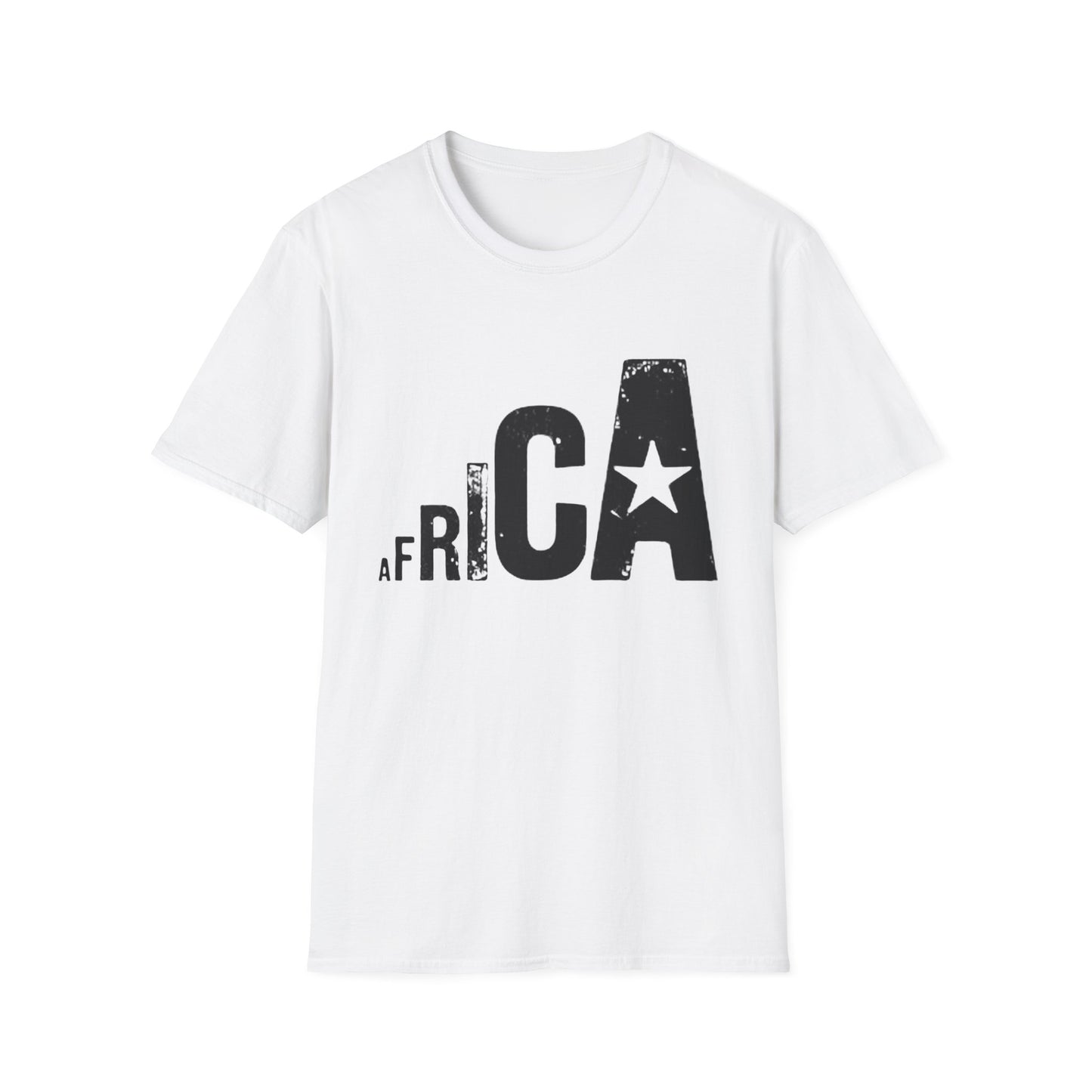 Africa Graphic Tee - Unisex Softstyle T-Shirt, Casual Wear, Travel Shirt, Gift for Nature Lovers, Festival Attire, Streetwear
