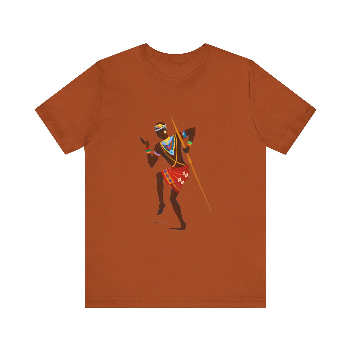 Warrior Rhythm African Tribal Dance T-Shirt – Unisex Cultural Heritage Tee