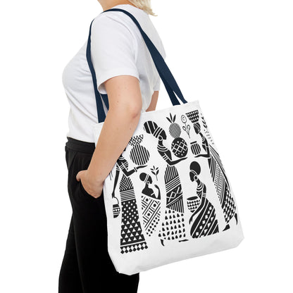 Elegant Tribal Women Art Tote Bag