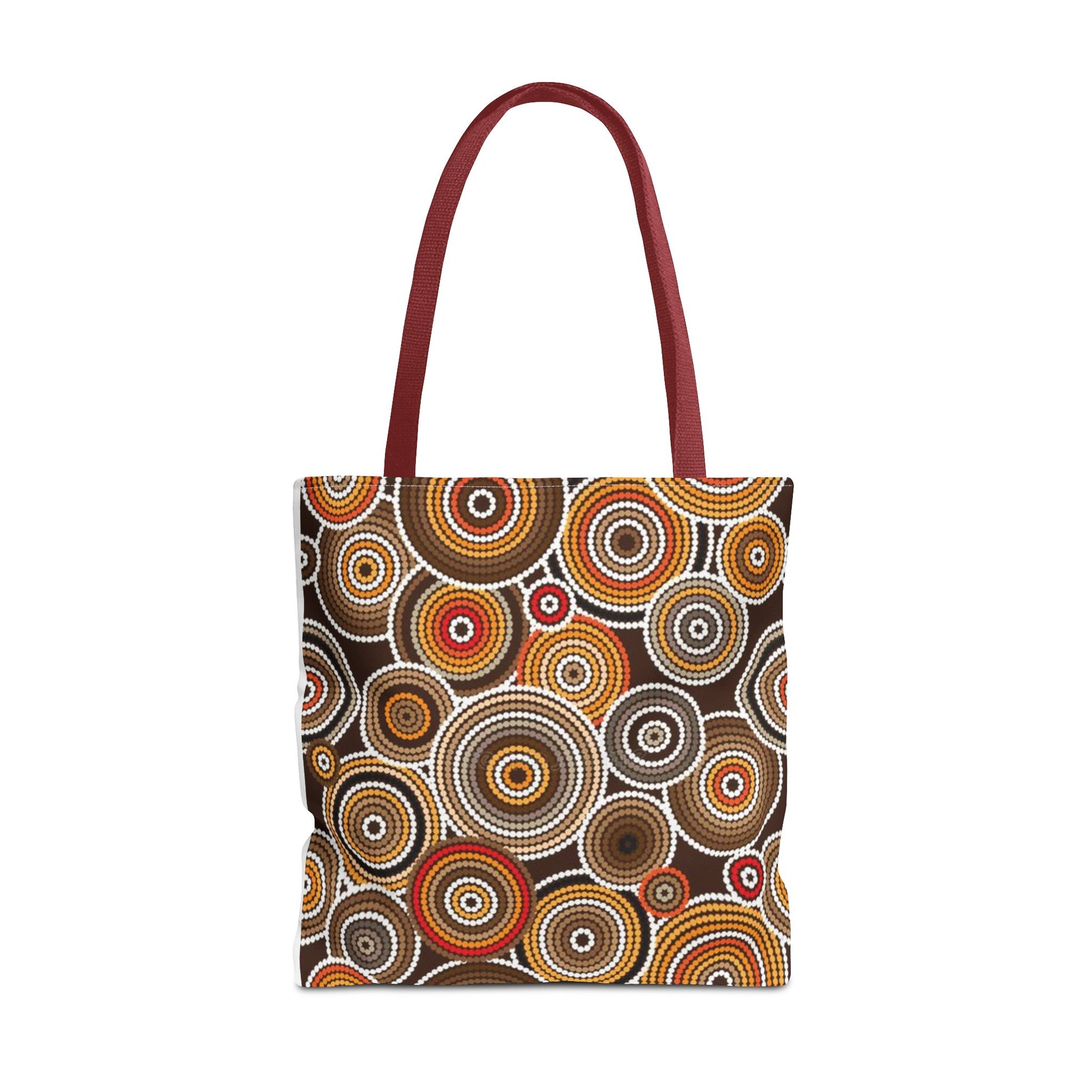 African Print Tote Bag – Echo Circles Pattern | Cultural Heritage Design