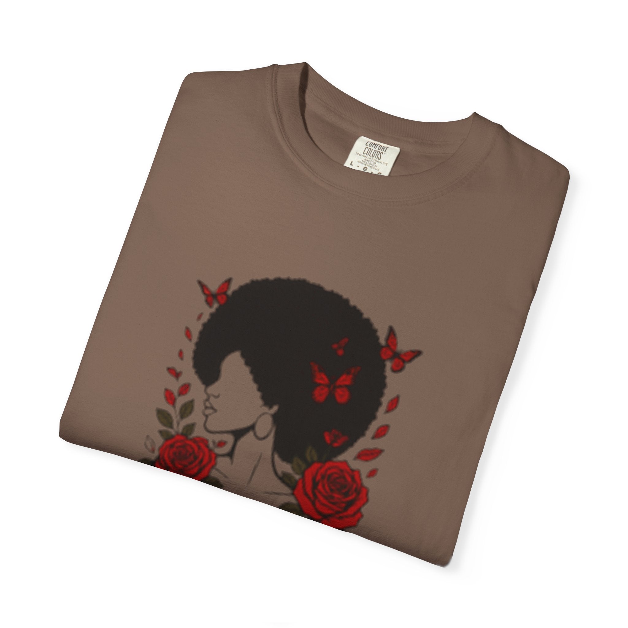 Elegant Rose Floral Graphic T-Shirt