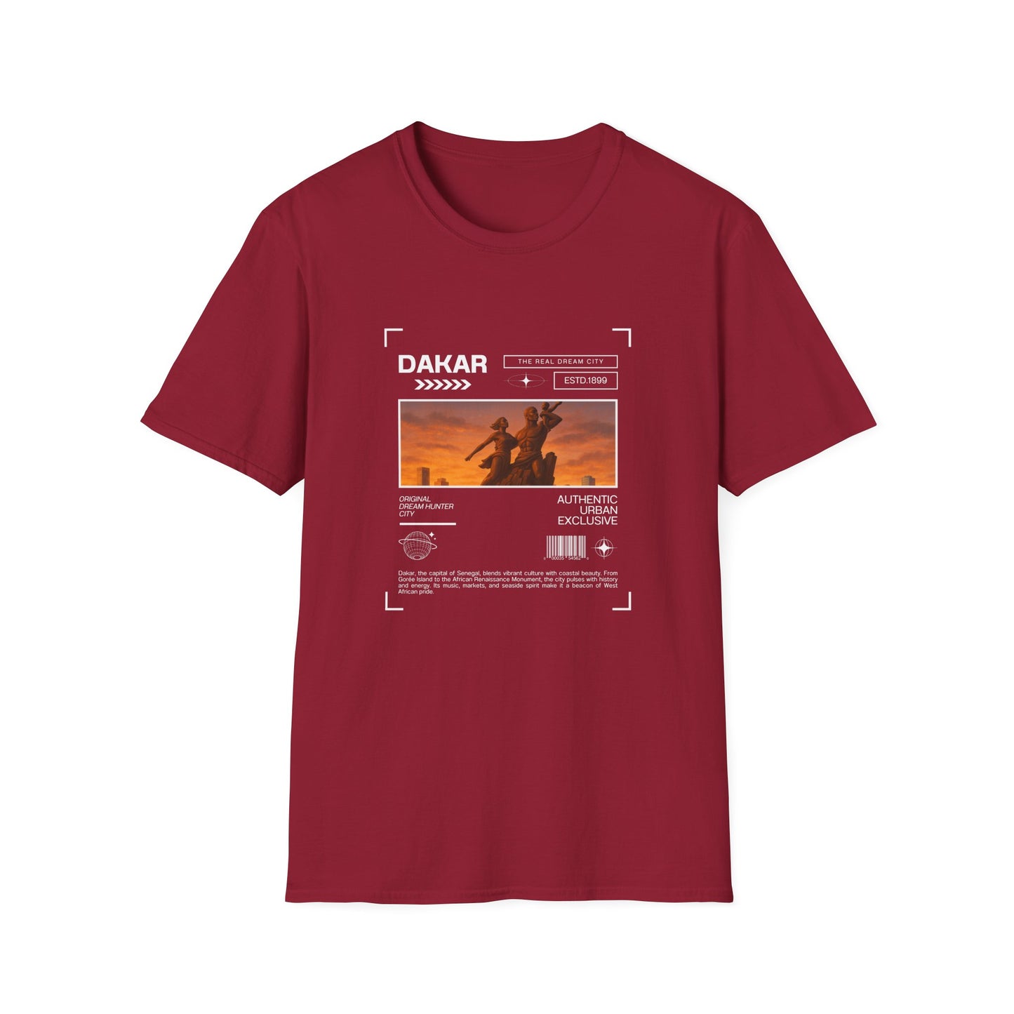 Dakar Adventure Unisex Softstyle T-Shirt, Casual Gift, Travel Tee, Graphic Shirt, Summer Wear, Road Trip Outfit