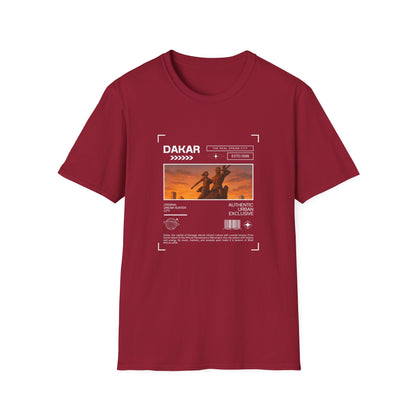 Dakar Adventure Unisex Softstyle T-Shirt, Casual Gift, Travel Tee, Graphic Shirt, Summer Wear, Road Trip Outfit