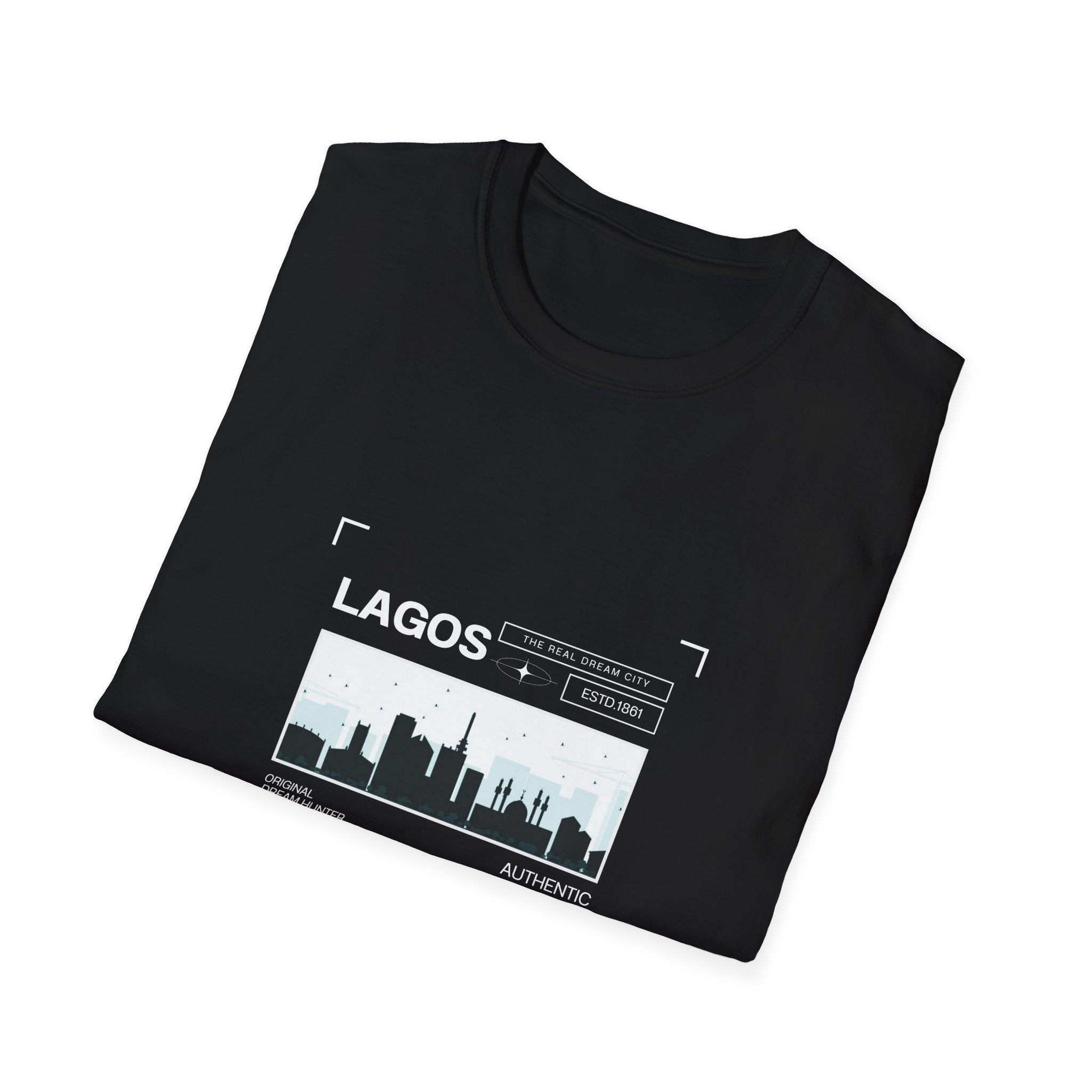 Lagos Retro City Softstyle T-Shirt