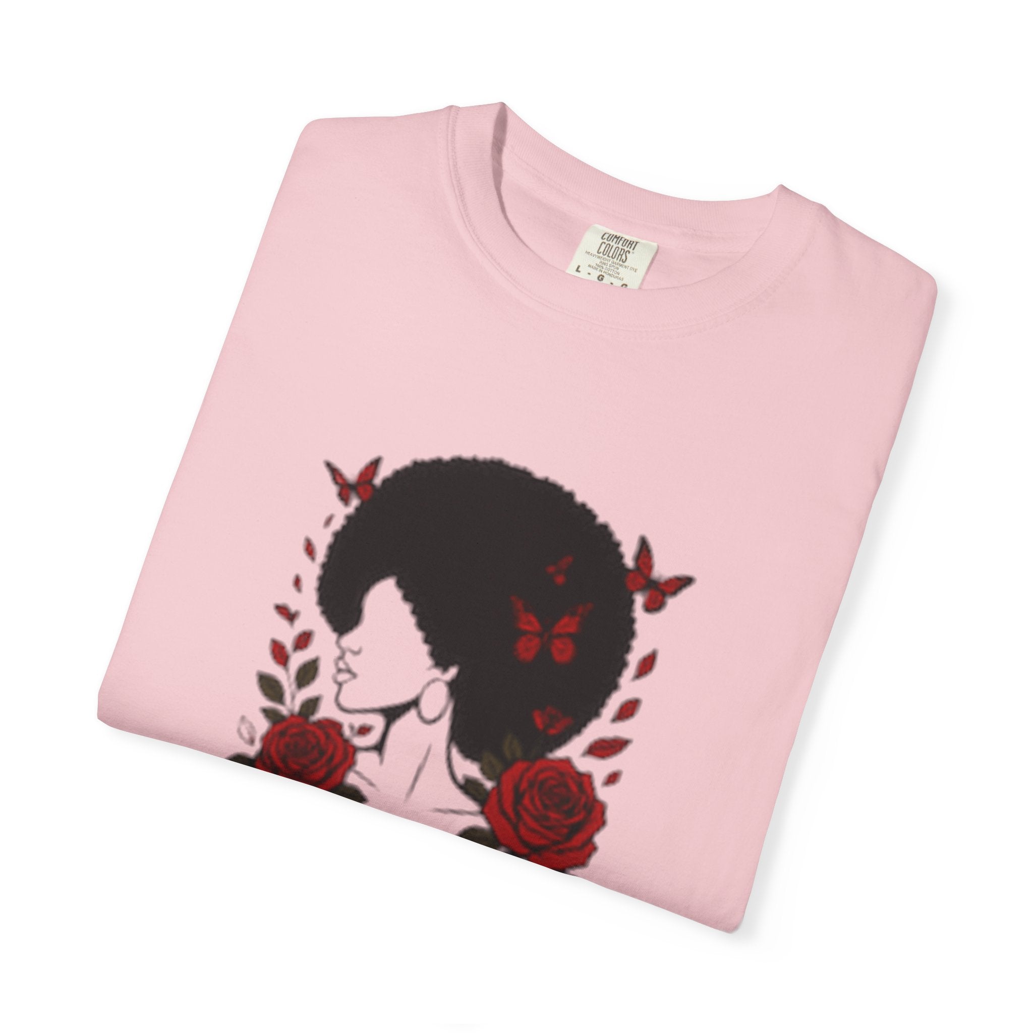 Elegant Rose Floral Graphic T-Shirt
